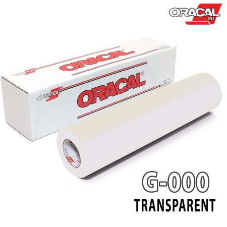 Oracal 651 G000 สติ๊กเกอร์ใส ติดรถยนต์ (50cm.x126cm.)