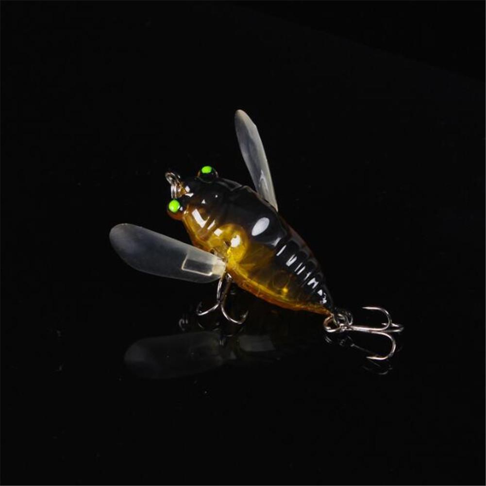 6g 5cm Bionic Cicada Insects Bait with Hook Fly Flies Fish Hook Lures