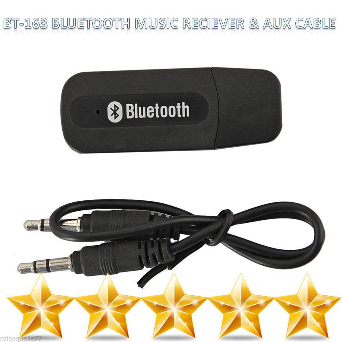 บลูทูธมิวสิค BT163 USB Bluetooth Audio Music Wireless Receiver Adapter