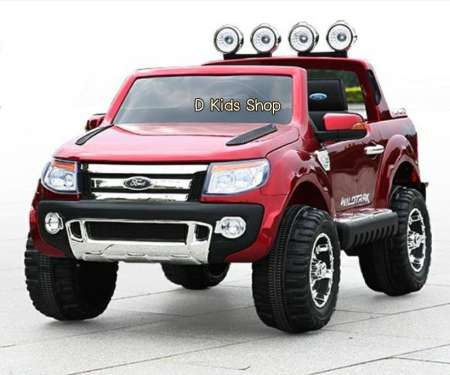 Smile Kids รถแบตเตอรี่เด็ก รถเด็กนั่ง ทรง Ford Ranger รถกะบะ 4x4 ขนาด 4 มอเตอร์ บังคับวิทยุด้วยรีโมทและขับธรรมดา