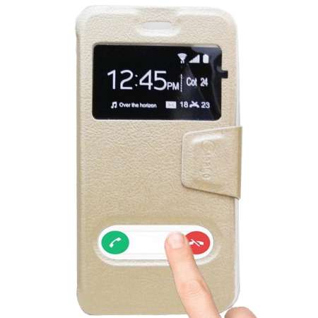 ONJESS เคส  Huawei Y5II / วาย 5 ไอ ไอ / วาย52 / หัวเว่ย Y52 จอ 5.0 นิ้ว รุ่น Window Series ชนิด เปิดปิด เจาะช่อง  ฝาหลังนิ่ม TPU  ตั้ั้งได้