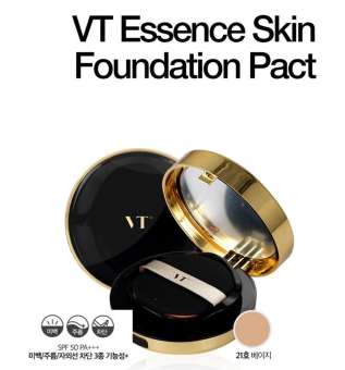 VT Essence Skin Foundation Pact Whitening + Wrinkle care SPF50 #21 Light