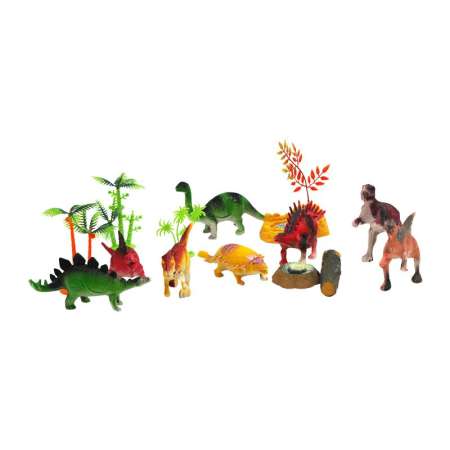 Dino Set โมเดลไดโนเสาร์ ของเล่นไดโนเสาร์ หุ่นไดโนเสาร์ ตุ๊กตาไดโนเสาร์ [16ชิ้น]