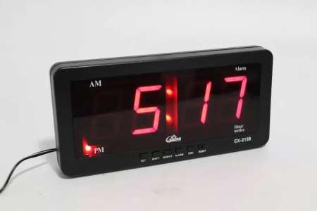Caixing นาฬิกาดิจิตอล LED DIGITAL CLOCK แบบแขวนผนัง รุ่น CX-2159
