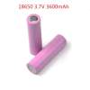 (2pcs)ถ่านชาร์จ 18650 3.7V 3600mAh ล็อตใหม่ 2 ก้อน 