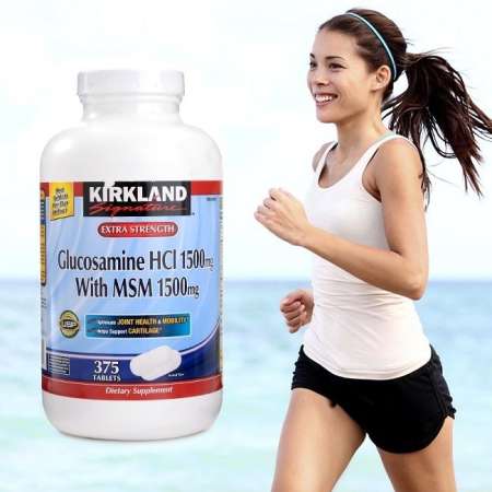 KIRKLAND GLUCOSAMINE  บำรุงกระดูก ไขข้อ (ขนาด 375เม็ด)