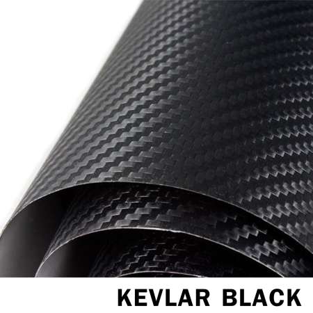 Kevlar สติ๊กเกอร์เคฟล่า 3D สีดำ (150x150cm.)