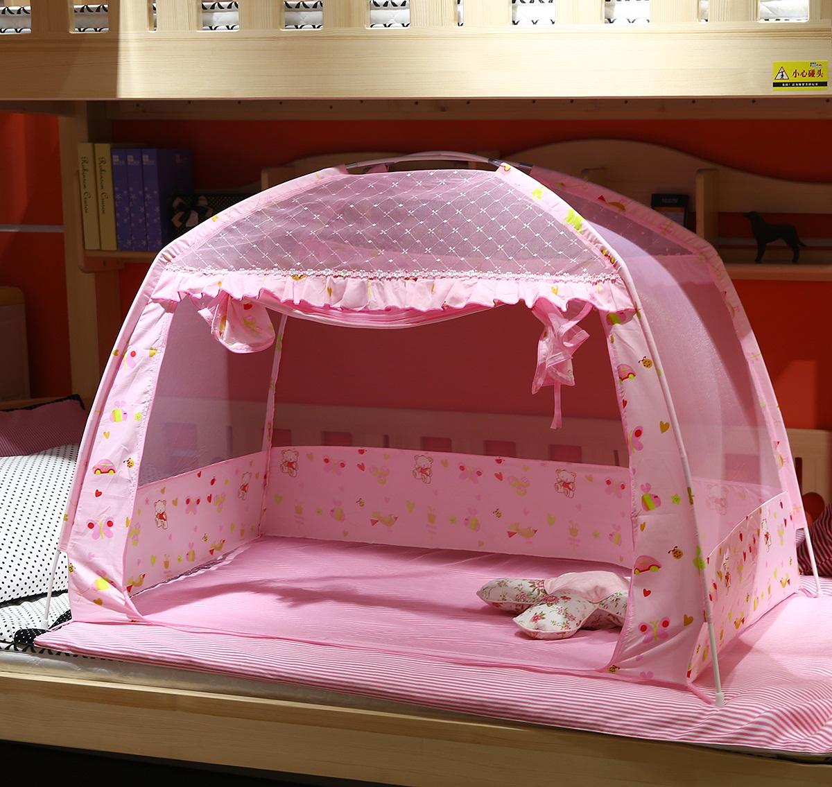 มุ้งกันยุงเตียงเด็กทารก Petpet ป้องกันมุ้งปกเด็กบัญชีกระโจมวงเล็บโรงเรียนอนุบาลด้านล่างกันกระแทกบัญชี