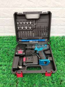 Bolid สว่านกระแทก ไร้สาย 21v รุ่น 3 ระบบ พร้อมอุปกรณ์ (แบต 2ก้อน)