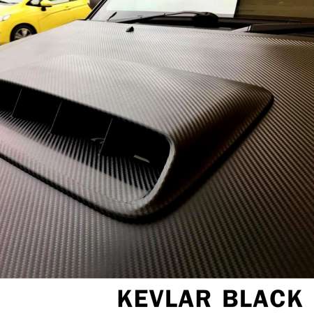 Kevlar สติ๊กเกอร์เคฟล่า 3D สีดำ (150x150cm.)