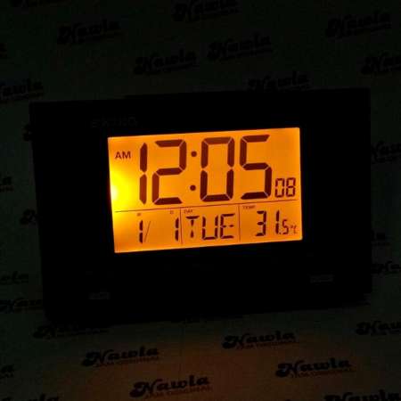 SEIKO CLOCKS นาฬิกาปลุกดิจิตอล รุ่น QHL075K - สีดำ