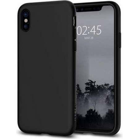 เคสสีดำ ไอโฟน เอ็กซ์  MATTE CASE Apple iPhone X หลังนิ่ม