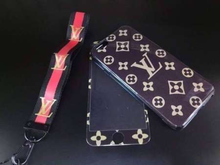 เคส Vivo V9 ประกบหน้าหลังลาย หลุยส์ วิตตอง(Luise Vitton)พร้อมฟิล์มกระจกกันแตกเต็มจอ ลายเดียวกับเคส