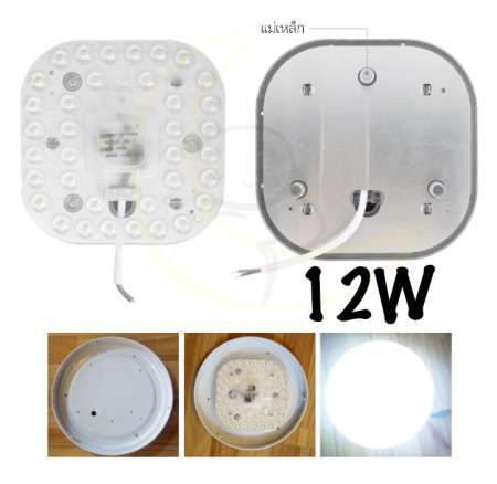 Luna แผงไฟ LED 12W สำหรับโคมเพดานกลม แสงเดย์ไลท์(Day Light) Luna แผงไฟ LED 12W สำหรับโคมเพดานกลม แสงเดย์ไลท์(Day Light)