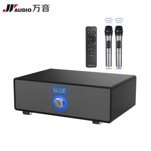 JY AUDIO 200KY  60W  2.1 Ch  Bluetooth  KARAOKE  โฮมเธียเตอร์ ไฮไฟ บูลทูธ  คาราโอเกะ ลำโพงดูหนัง ซาวน์บาร์  ต่อไมค์โครโฟนได้   Hifi speaker  With Built-in Amplifier and 2 Wireless Microphone (Black)