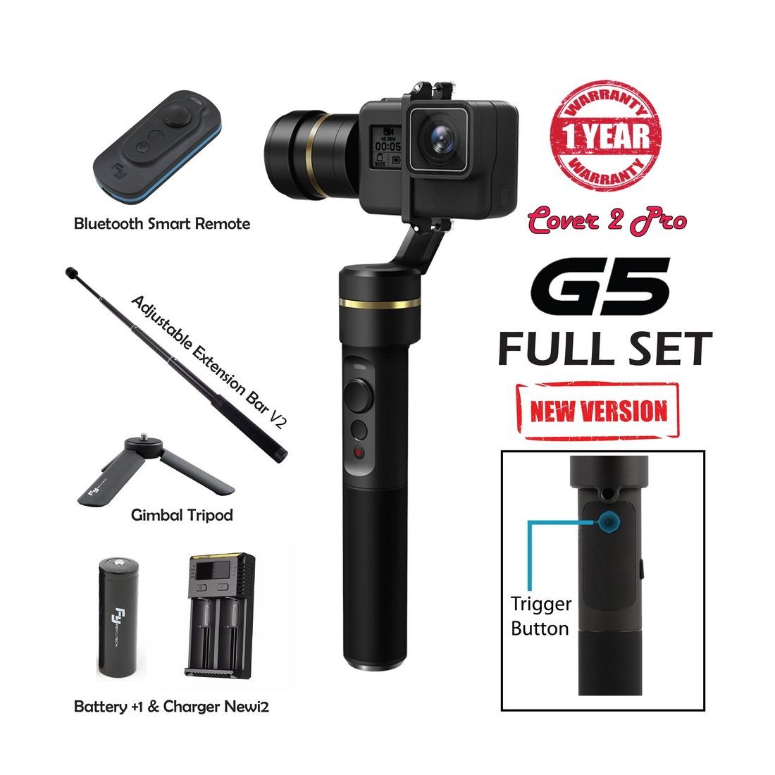 รีวิว Full SET Feiyu Tech G5 3-Axis Handheld WaterProof Gimbal for GoPro HERO 6, 5, 4 and Action Camera ดีไหม