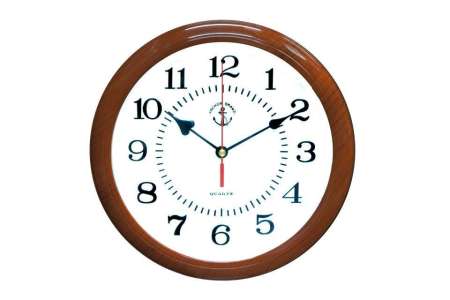 Anchor Brand นาฬิกาตราสมอ  นาฬิกาแขวนผนัง  ทรงกหลม No. 55 ขนาด 25 ซม 