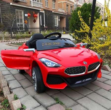 D Kids รถแบตเตอรี่เด็ก รถเด็กนั่ง ทรง BMW Z4 ขนาด2มอเตอร์ รถไฟฟ้าเด็ก