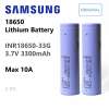 Samsung 33G แบตเตอรี่ Li-ion 18650 3300mAh - 2ชิ้น