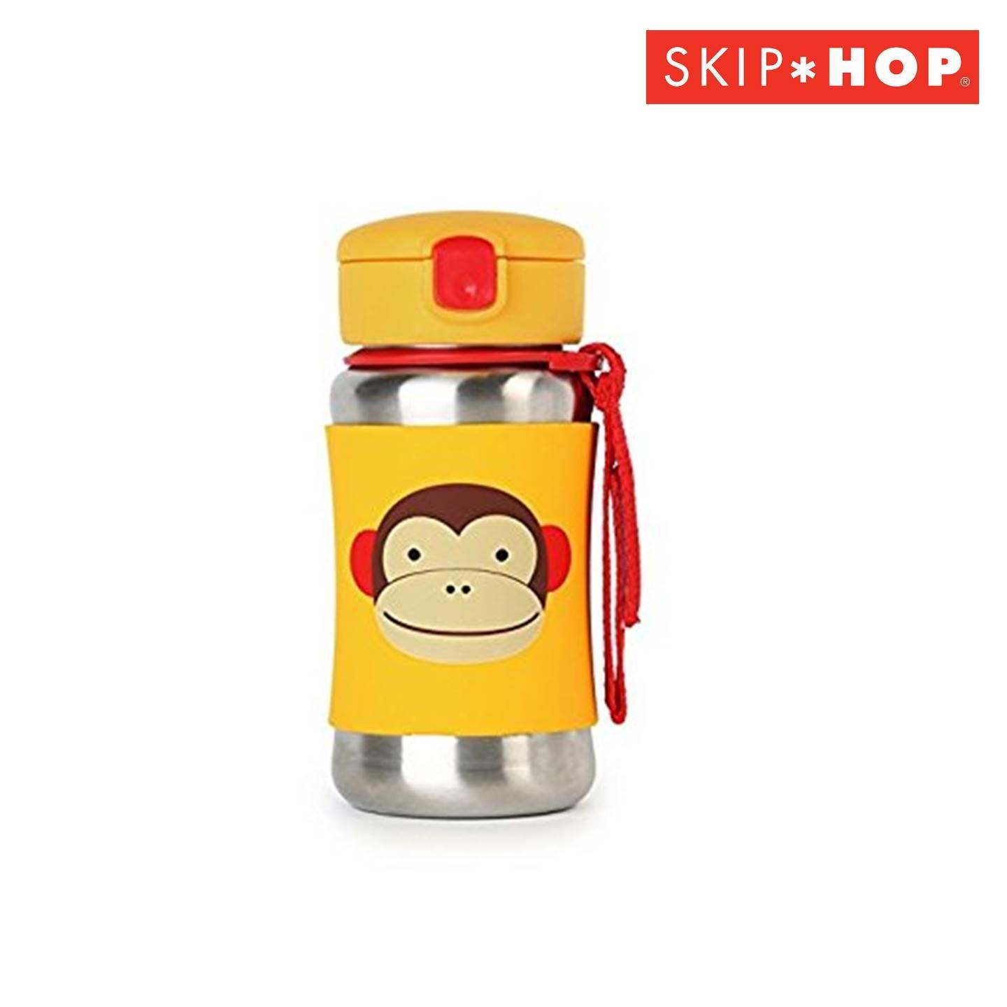 ซื้อที่ไหน Skip Hop กระติกน้ำเก็บความเย็น สำหรับเด็ก Zoo Stainless Steel Straw Bottle Monkey