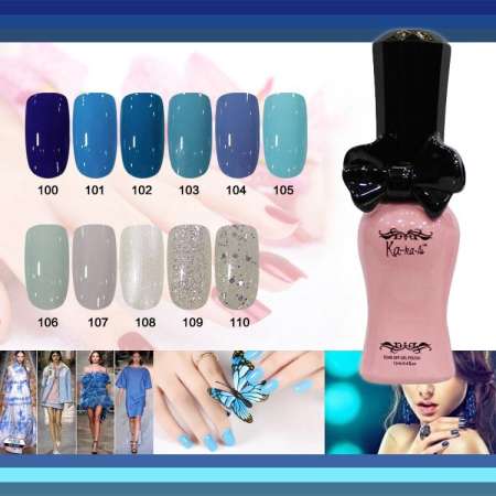 KAKA-lu ยาทาเล็บเจล สีเจล สียาทาเล็บเจล เนื้อสีแน่น ติดทนนาน 12ml. (สีเจลต้องอบด้วยเครื่องUV/LEDเท่านั้น ไม่สามารถแห้งเองได้)