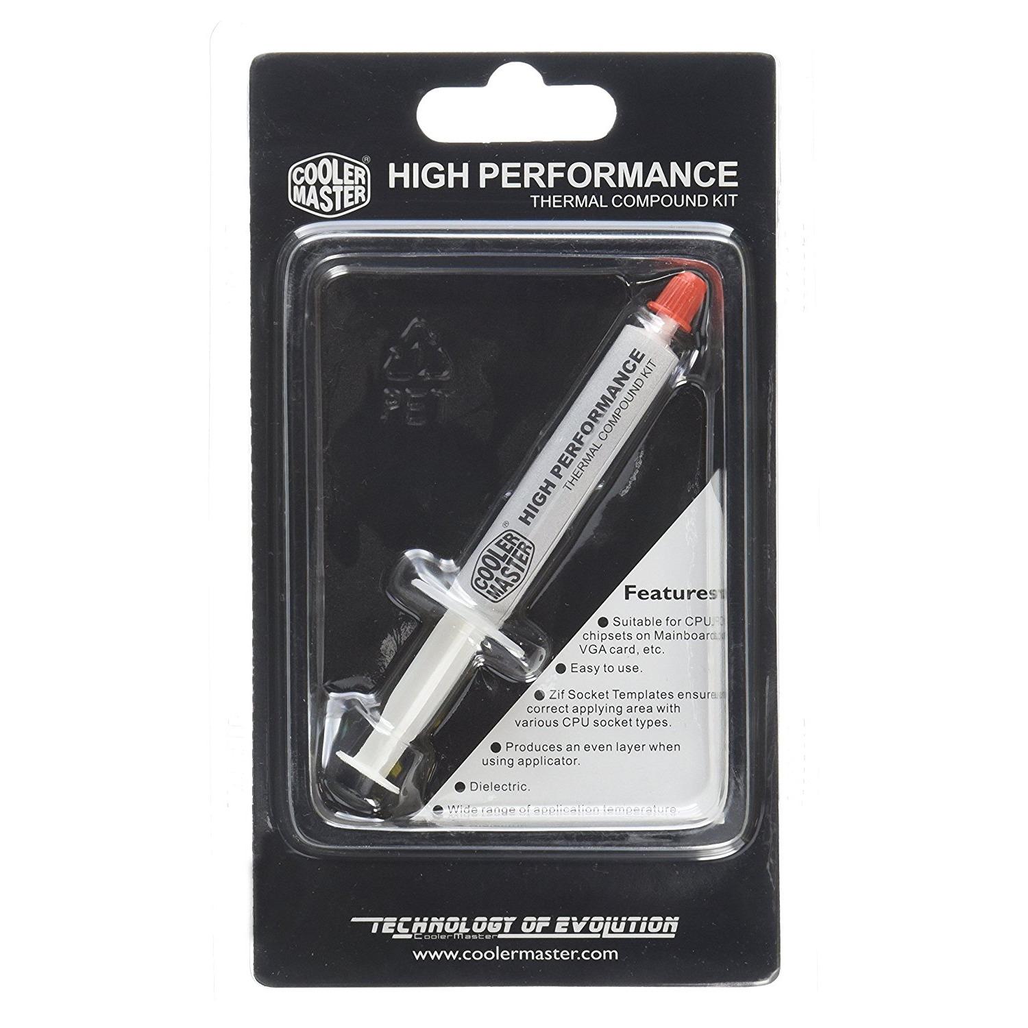 ซิลิโคนซีพียู Cooler Master HTK002 Thermal Grease Thermal Paste 'High