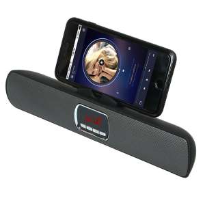 ลำโพงบลูทูธmini soundbar  S605 bass booster endos เสียงดีไม่เป็นรองใคร สีดำ