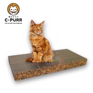 C-PURR ที่ลับเล็บแมว ของเล่นแมว แบบกระดาน 20*45*4Cm. 1 ชิ้น