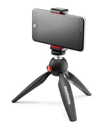 Manfrotto : PIXI Smart Mini Tripod (ตัวจับสมาร์ทโฟน ที่มาพร้อมกับขาตั้งขนาดเล็ก)