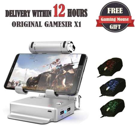 แท่นต่อเมาส์ คีย์บอร์ด เล่นเกม สำหรับมือถือ Original GameSir X1 BattleDock Converter, Using with Keyboard and Mouse Adapte for Phones,AoV,Mobile Legends, RoS,PUBG, Free Fire