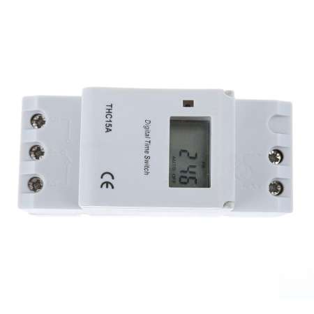 Alitech Electronic Switch Weekly Programmable Digital Switch Relay Timer Controller(White)-220V