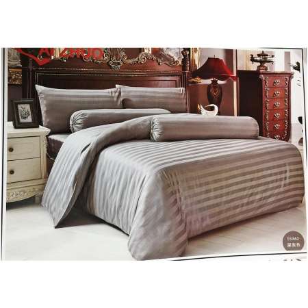 เช็คราคาโปรโมชั่น foryou ผ้าปูที่นอนลายริ้ว เกรด A สีเทา ขนาด 5ฟุต 5 ชิ้น
(ไม่รวมผ้านวม) ลดล้างสต๊อกนาทีทอง