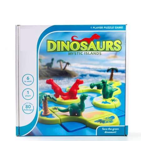 Dinosaurs Red and Green เกมส์แยกเกาะไดโนเสาร์กินพืชออกจากไดโนเสาร์กินเนื้อ พร้อม 80แบบทดสอบ