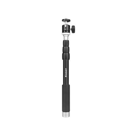 ยิง XT-443 96 เซนติเมตรอลูมิเนียมอัลลอยแบบพกพาไม้เซลฟี่ถ่ายรูปสำหรับ Hero 6 5 4 3 Yi 4 พัน H9 DSLR Selfie STICK หัว