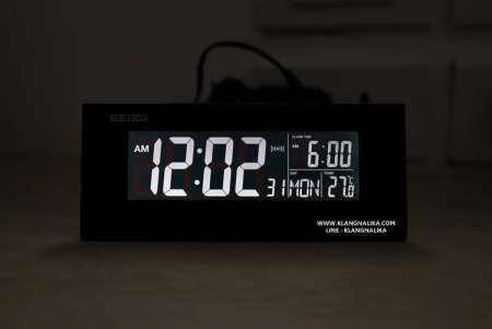 นาฬิกาปลุกและตั้งโต๊ะทำงาน SEIKO รุ่น QHL081K