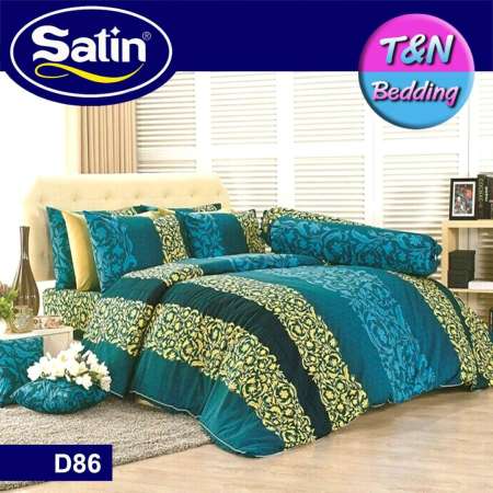 โปรโมชั่น Satin ชุดผ้าปู (ไม่รวมผ้านวม) ซาติน ลาย D86 #Satin2018 Single(3.5ฟุต)/
Queen(5ฟุต)/ King(6ฟุต) ขายสินค้าราคาถูก