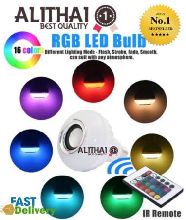 Alithai LED MUSIC BULB ลำโพงหลอดไฟพร้อมรีโมทไร้สาย Alithai LED MUSIC BULB ลำโพงหลอดไฟพร้อมรีโมทไร้สาย