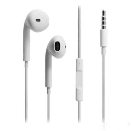 apple White Earphones For iPhone6/6plus Earphones หูฟังไอโฟน iPhone5/5s iPad/iPod Earphone with Microphone