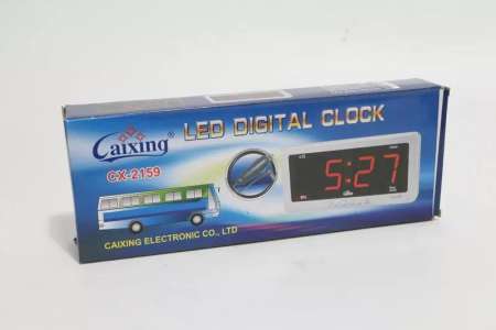 Caixing นาฬิกาดิจิตอล LED DIGITAL CLOCK แบบแขวนผนัง รุ่น CX-2159