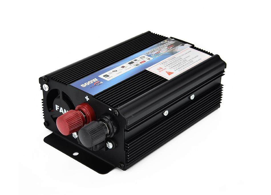 อินเวอร์เตอร์แปลงไฟ POWER INVERTER  DC12V TO AC220-240V  500W