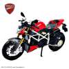 Naynaeshop โมเดลรถ มอเตอร์ไซด์ บิ๊กไบค์ DUCATI mod. Streetfighter S สีแดงดำ (Scale 1:12)