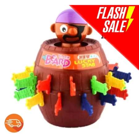 T.P. TOYS เกมเสี่ยงดวง เสียบถังโจรสลัดหรรษา ( คละสี )