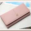 Andaman กระเป๋าสตางค์ กระเป๋าตังค์ใบยาวผู้หญิง(สีชมพู่) - Long wallet women(Pink)