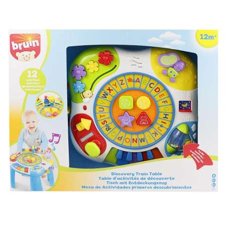 ของเล่น ทอยส์อาร์อัส- โต๊ะดนตรี เปียโน เสริมพัฒนาการ - LETTER TRAIN N PIANO ACTIVITY TABLE - BRU (TRU-897054)