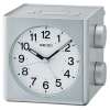 SEIKO นาฬิกาปลุก/วิทยุ สีเงิน รุ่น QHE149S