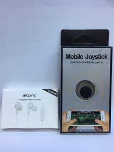 หูฟัง SONY ทุกรุ่น เสียงดีราคาถูกv (white)แถมมฟรี Mobile Joystick