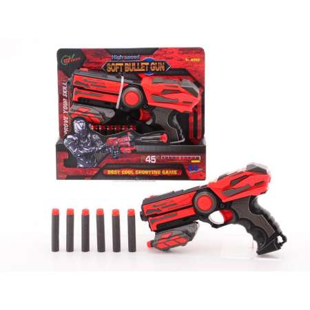 ลดพิเศษชั่วโมงนี้ ปืนเด็กเล่น ยิงกระสุนโฟมชนิดเบาไม่อันตราย SOFT BULLET GUN FJ-802
พร้อมกระสุนโฟม 6 นัด เช็คราคาไม่แพง