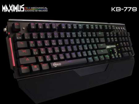  SIGNO E-Sport KB-778 MAXIMUS Optical Switch RGB Mechanical Gaming Keyboard (Optical SW) (ของเเท้รับประกัน 1ปี)
