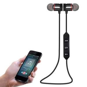 Bluetooth 4.1 Headphones Outdoor Sport Headsets Stereo Music Earphone Magnetic Suction Built-in Microphone Line Control