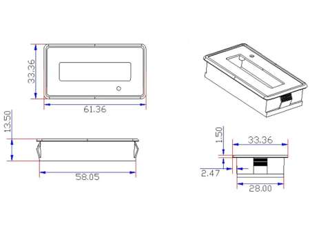 Battery capacity / voltage meter